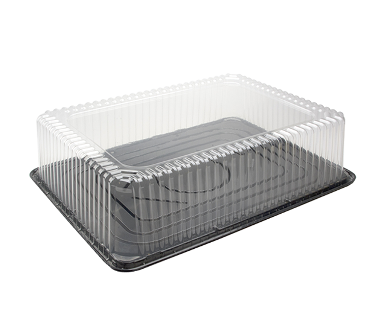 CAKE 1/2 SHEET SHOWCAKE 6" DOME CLEAR BOTTOM  YHSB500F1TAB 35/CS