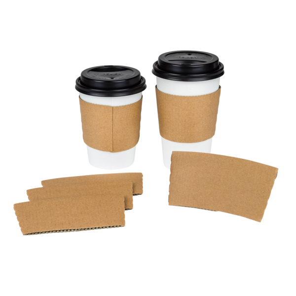 COFFEE SLEEVES FITS 10,12, 16& 20 OZ KRAFT 1000/CS ES1000N