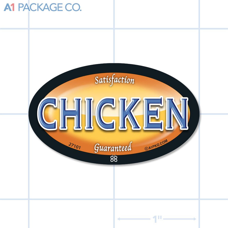 INFO LABEL CHICKEN FANCY 500/CS
