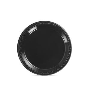 PLATE 9" PLASTIC BLACK HEAVY DUTY 500/CS 81409