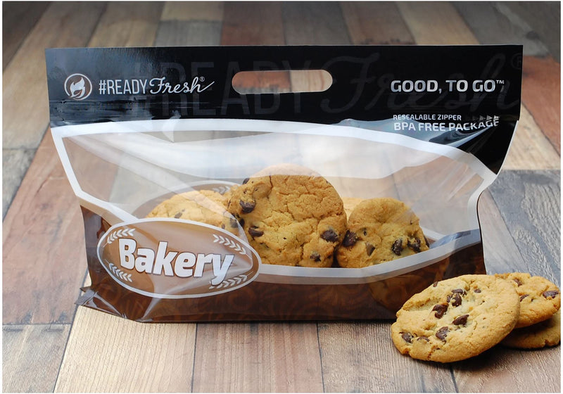 COOKIE POUCH 12"X7.5"+3.75" 3 MIL READT FRESH GRAB-N-GO 250/CS GNG12754