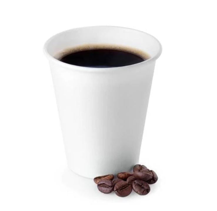 COFFEE 8 OZ CUP WHITE 1000/CS EHC8-W