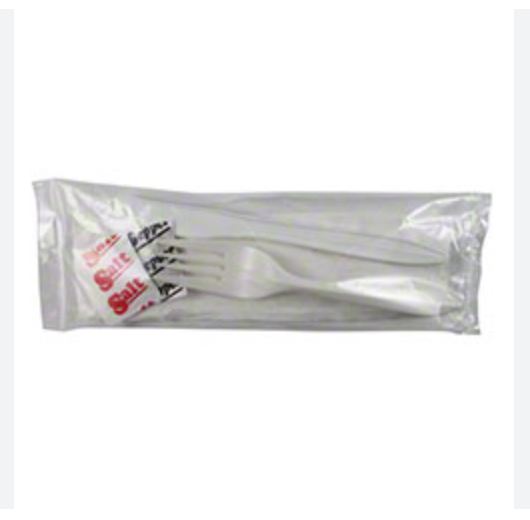 WRAPPED CUTLERY KIT FRK, KNF NAP, SLT,PEP)