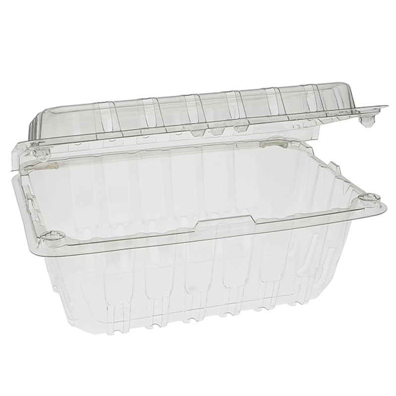 CLAMSHELL 16 OZ / 1 LB CLEAR VENTED CONTAINER PACTIV 324/CS A9716