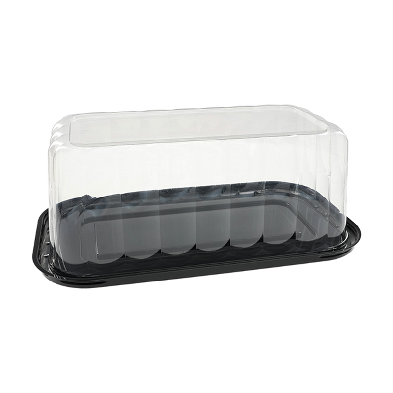 BARCAKE  10.7 x 6.4 x 4.5 PACTIV BLACK BASE COMBO 100/CS  YBCB425R