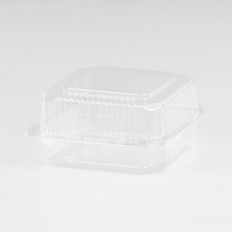 LBN-5051 5X5X2.75 CLEAR PLASTIC MEDIUM SQUARE CONTAINER 500/CS