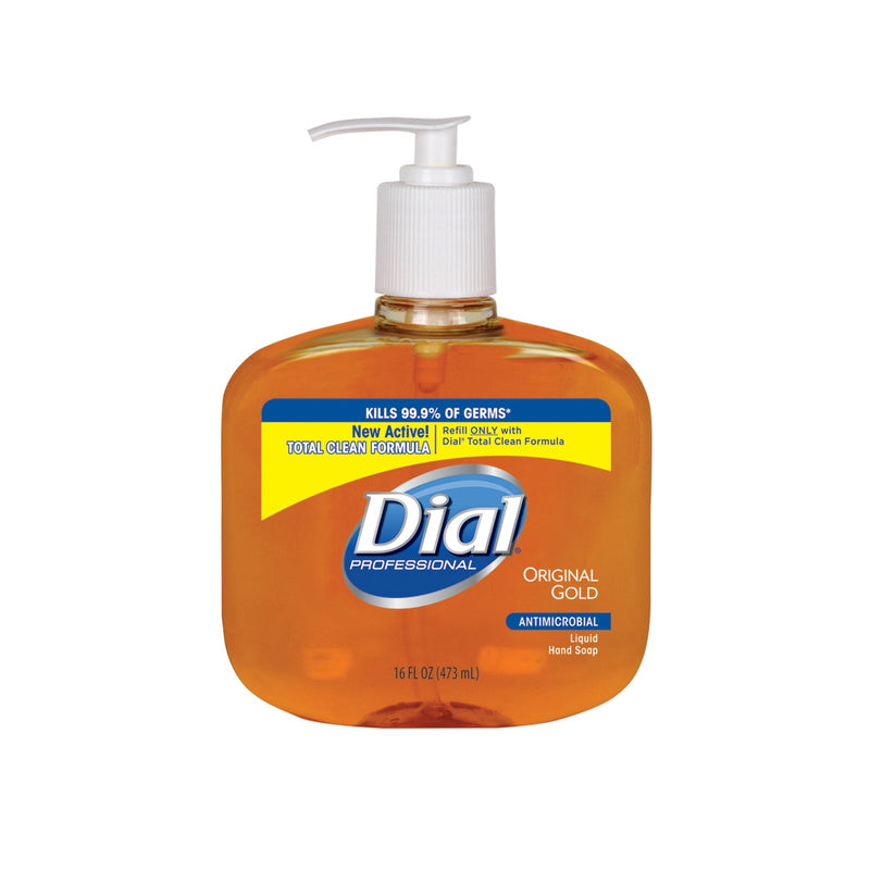 HAND SOAP DIAL GOLD LIQUID 16 OZ. ANTIMICROBIAL W/PUMP E2 12/CS 80790