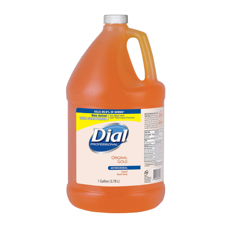 DIAL GOLD LIQUID HAND SOAP 1 GAL ANTIBACTERIAL 4/CS