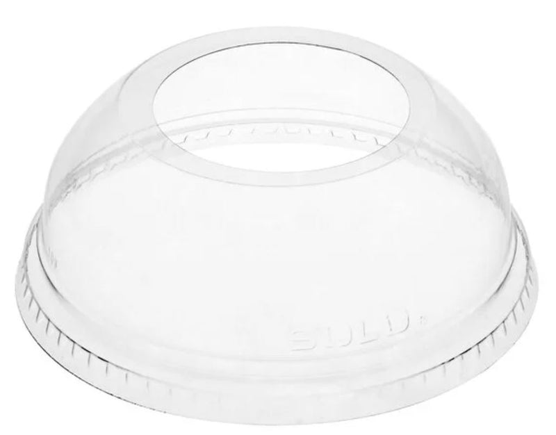 PLASTIC DOME LID FIT 12P-24P W/HOLE 1000/CS DLW626/ YPDL24CLH
