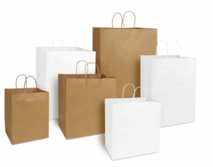PAPER BAG 10X6.75X12 SHOPPING BAG KRAFT 250/BL