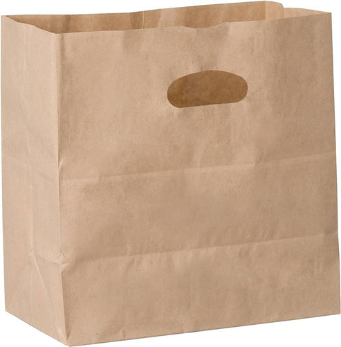 PAPER BAG 11X6X11 PLAIN DIE CUT 500/CS 84245