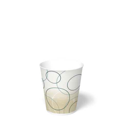 PAPER COLD CUP 12 OZ SQUAT CHAMPAGNE 2000/CS