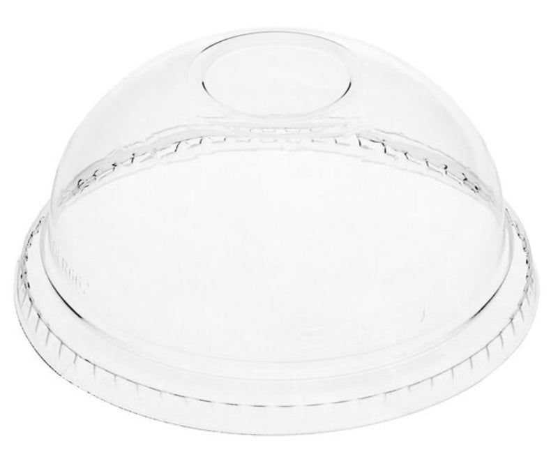 PLASTIC DOME LID FOR 9, 12 OZ CLEAR CUP NO HOLE 1000/CS 16LCD DNR662/3192DL