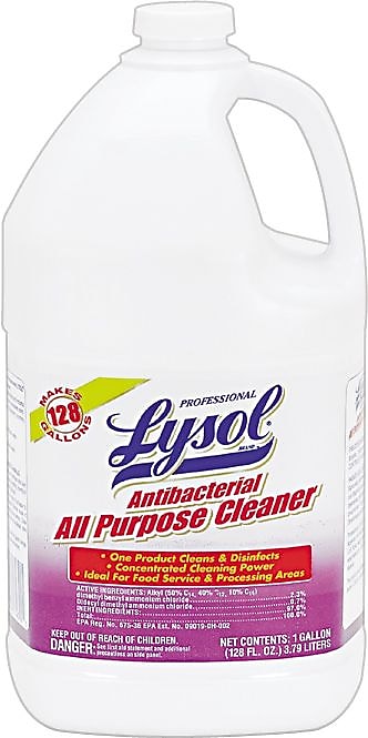 CLEANER PROFESSIONAL LYSOL ANTIBACTERIAL ALL PURPOSE CLEANER  4/1 GAL