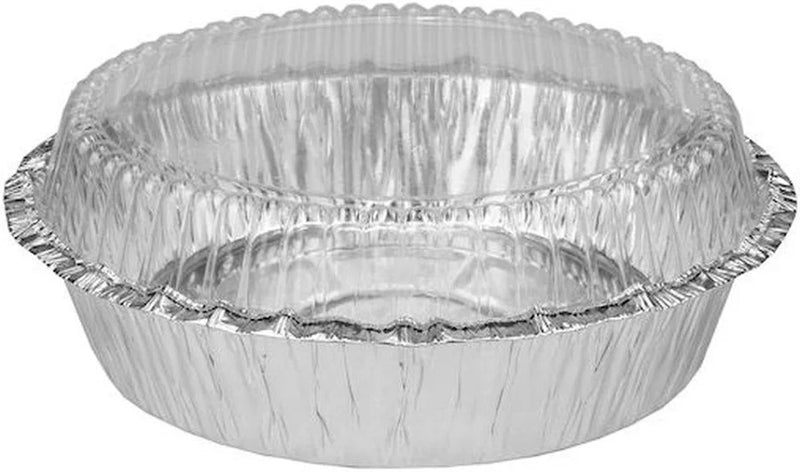 ALUM 7" ROUND HEAVY DUTY PAN W/ DOME LIDS 250/CS 27030P250